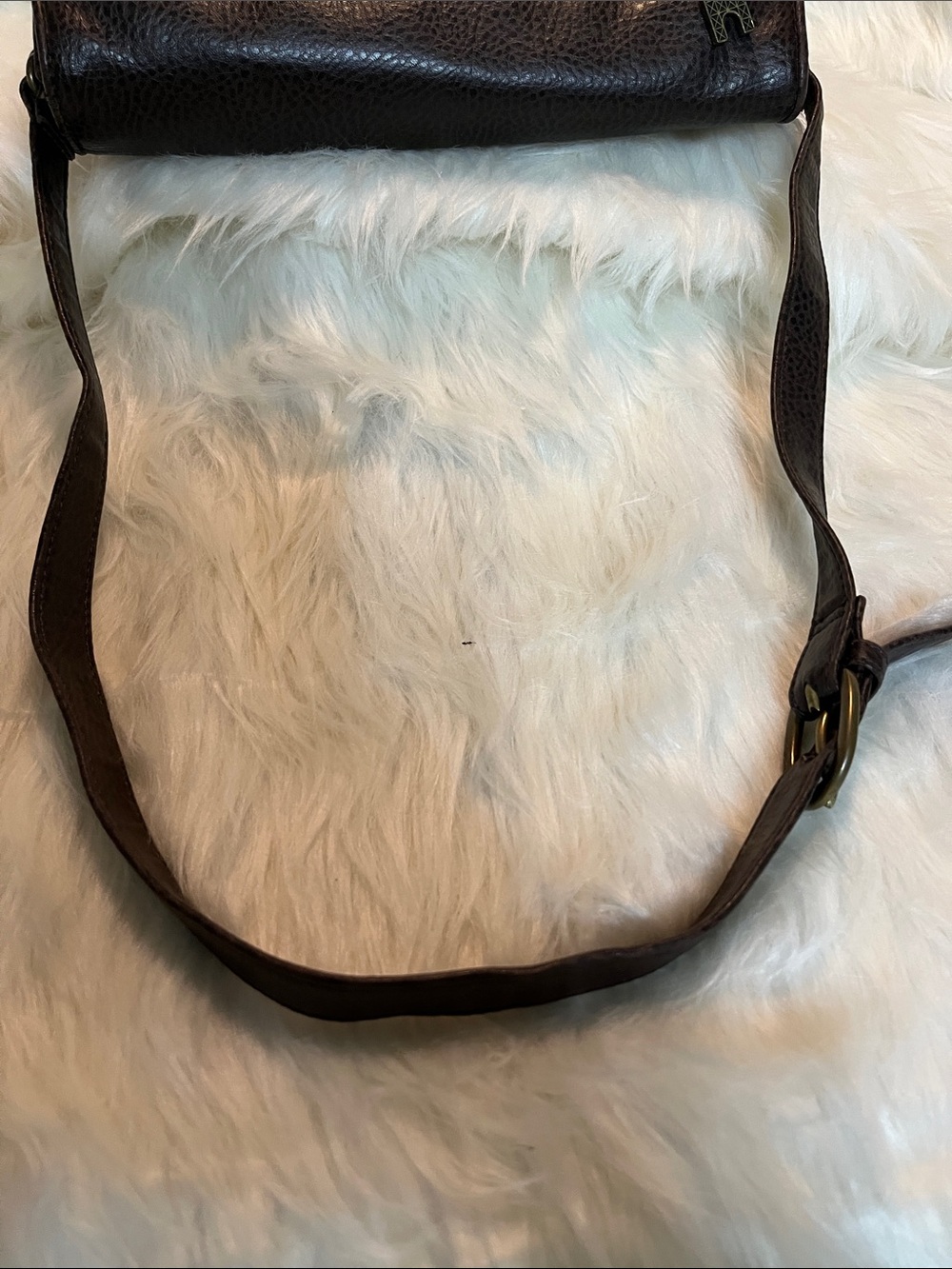 Relic Dark Brown Leather Pocket Crossbody - Picture 4 of 11